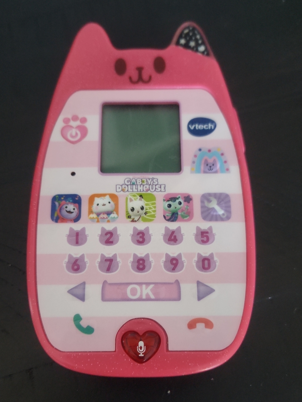 Pink Kids Toy Phone - Gabby's Dollhouse